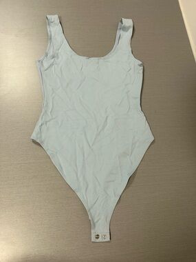 Forever 21 Light Blue Thong Bodysuit Women’s Size Small